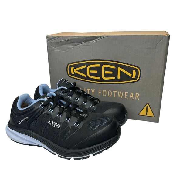 Keen Vista energy black hydrangea utility shoes 9  (Carbon-Fiber Toe) - Picture 1 of 9